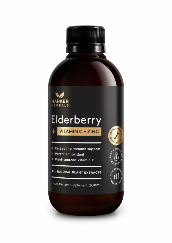 Harker Herbals Vitamin C + Elderberry 200ml