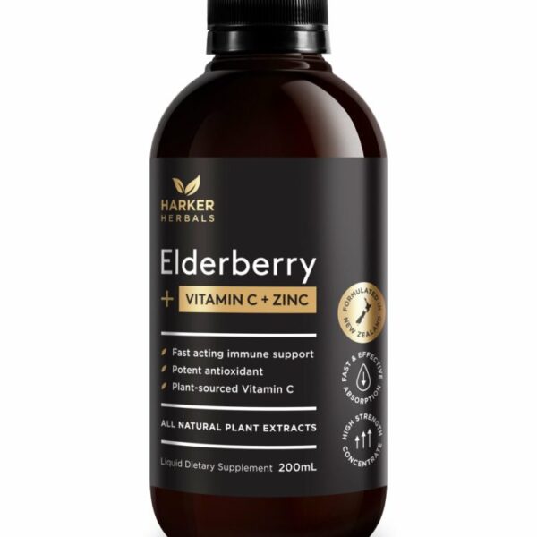 Harker Herbals Vitamin C + Elderberry 200ml