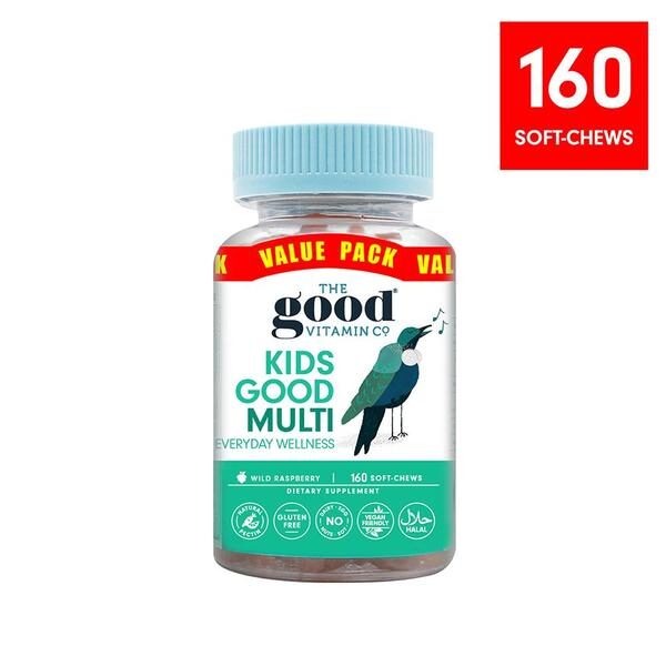 VALUE PACK KIDS GOOD MULTI VITAMIN SUPPLEMENTS,160 Soft Chews