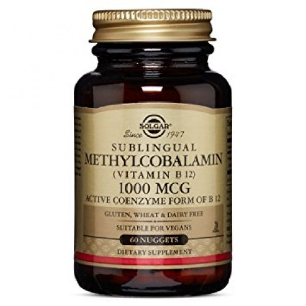 Solgar, Methylcobalamin Vitamin B12 1000MCG - 60 Nuggets