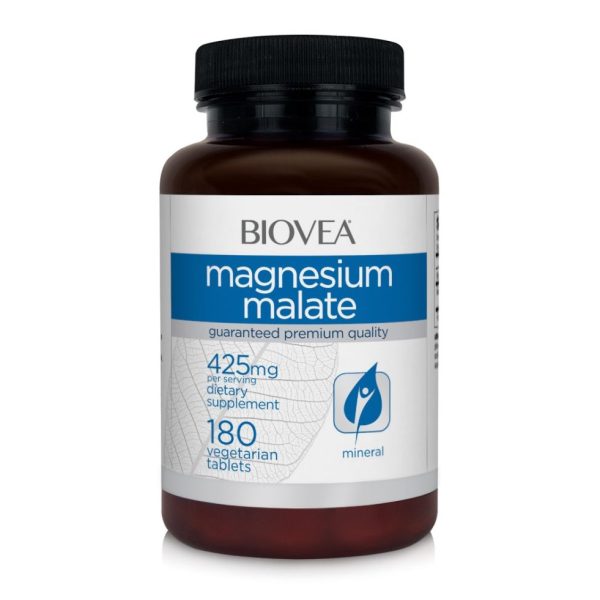 Biovea Magnesium Malate, 425mg, 180 vege caps