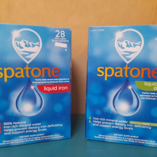 Spatone Liquid Iron - 28 sachets - Plain or Apple