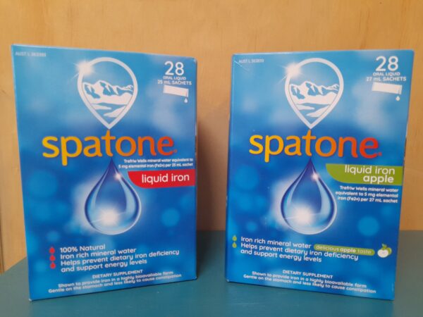 Spatone Liquid Iron - 28 sachets - Plain or Apple