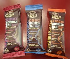 Paul's Project Nourish Bars, with NZ Whey Protein 60g Bars, Box of 15