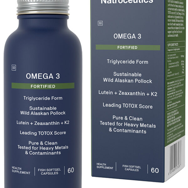 Natroceutics, Omega 3, Fortified, 60 caps